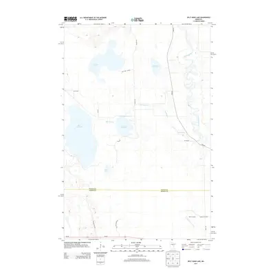 2013 Map of Split Hand Lake, 2013 Print