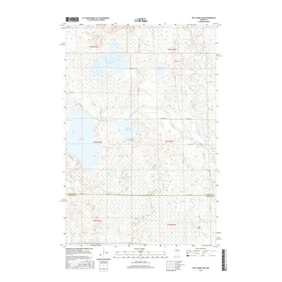 2016 Map of Split Hand Lake, 2016 Print