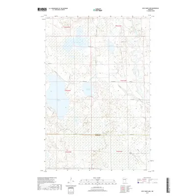 2019 Map of Split Hand Lake, 2019 Print