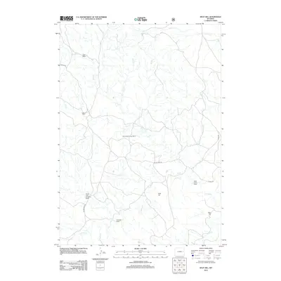 2012 Map of Split Hill, 2012 Print