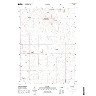 2017 Map of Split Hill, 2017 Print
