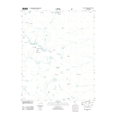 2012 Map of Split Mountain, 2012 Print