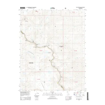 2015 Map of Split Mountain, 2015 Print