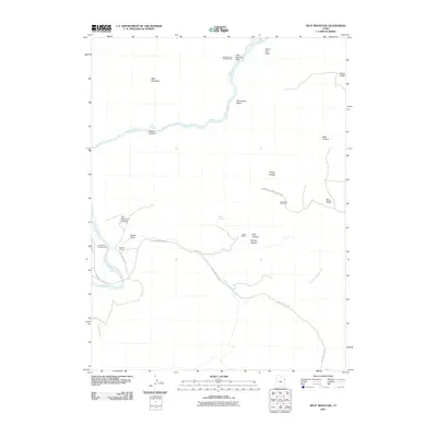 2011 Map of Split Mountain, 2011 Print