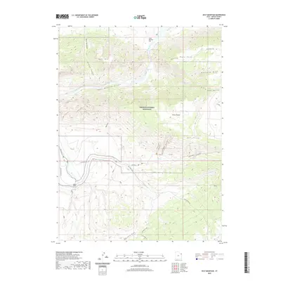 2020 Map of Split Mountain, 2020 Print