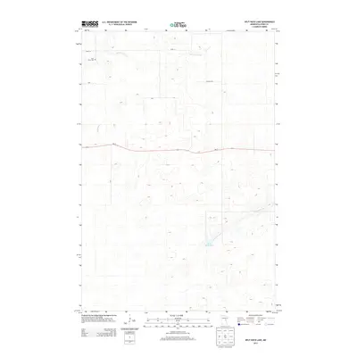 2013 Map of Split Rock Lake, 2013 Print