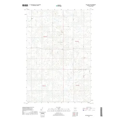 2019 Map of Split Rock Lake, 2019 Print