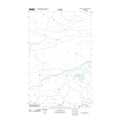 2011 Map of Split Rock Lake, 2011 Print