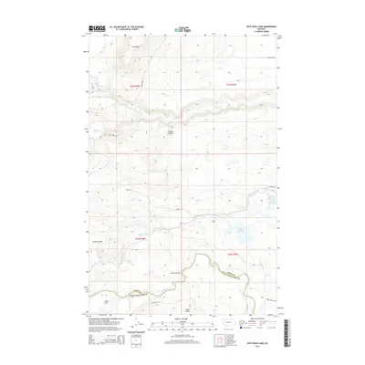 2014 Map of Split Rock Lake, 2014 Print