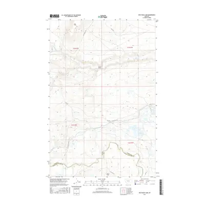 2017 Map of Split Rock Lake, 2017 Print