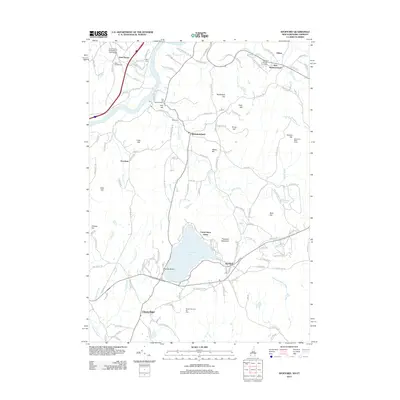2012 Map of Spofford, 2012 Print