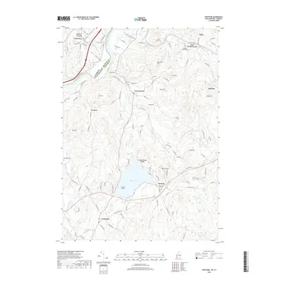 2018 Map of Spofford, 2018 Print