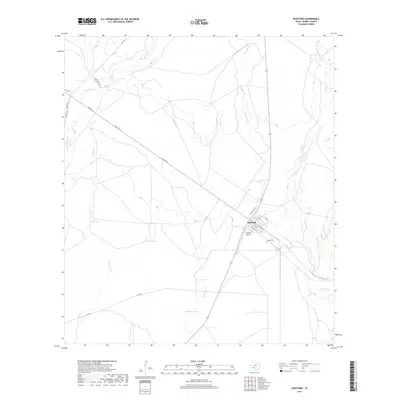 2019 Map of Spofford, 2019 Print