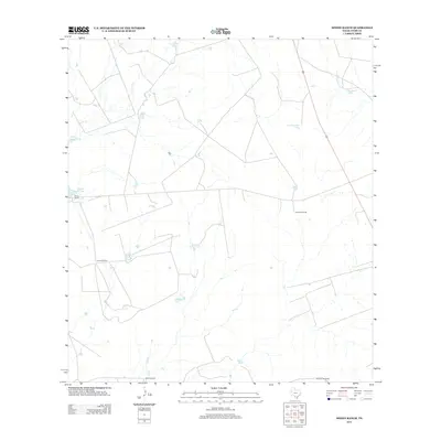 2013 Map of Spohn Ranch, 2013 Print