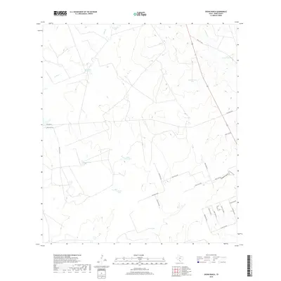 2019 Map of Spohn Ranch, 2019 Print