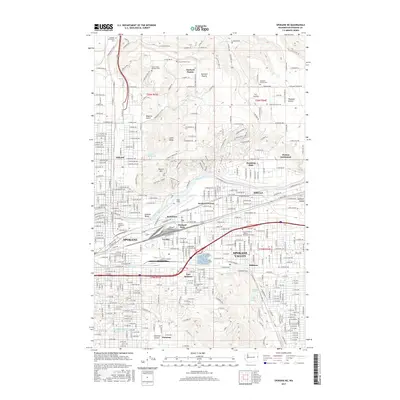 2017 Map of Spokane NE, 2017 Print