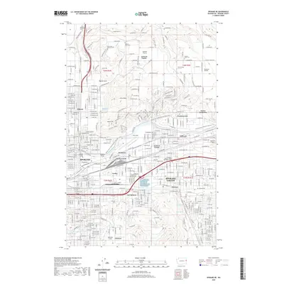 2020 Map of Spokane NE, 2020 Print
