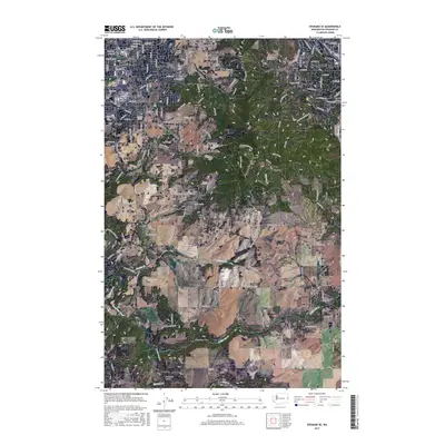 2017 Map of Spokane SE, 2017 Print