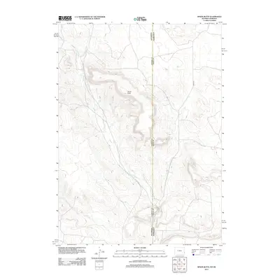 2012 Map of Spoon Butte, 2012 Print