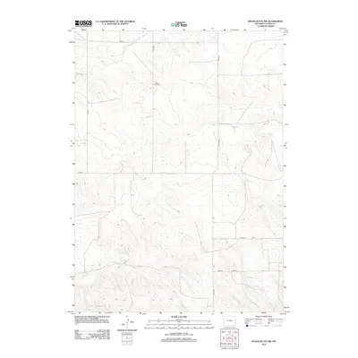 2012 Map of Spoon Butte NW, 2012 Print