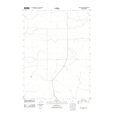2012 Map of Spoon Butte SW, 2012 Print