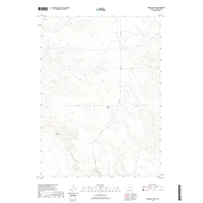 2017 Map of Spoon Butte SW, 2017 Print