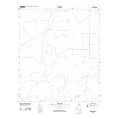 2010 Map of Spoon Draw, 2010 Print
