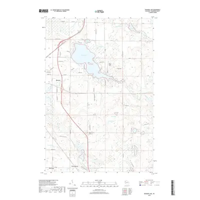 2018 Map of Spooner Lake, 2018 Print