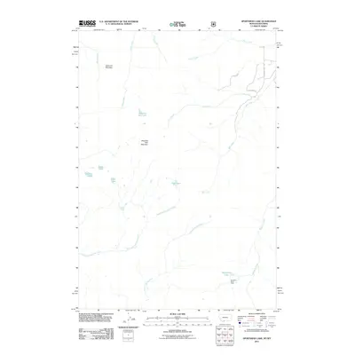 2011 Map of Sportsman Lake, 2011 Print