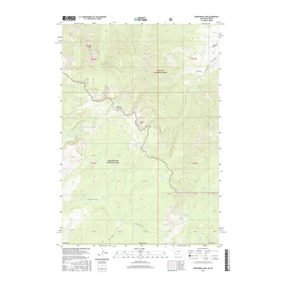 2017 Map of Sportsman Lake, 2017 Print