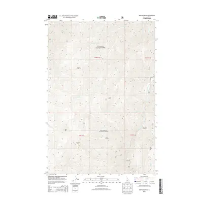 2013 Map of Spot Mountain, 2013 Print