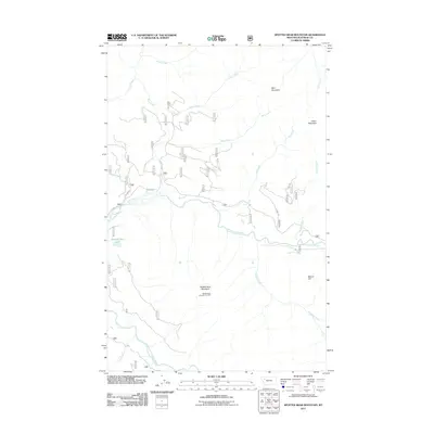 2011 Map of Spotted Bear Mountain, 2011 Print
