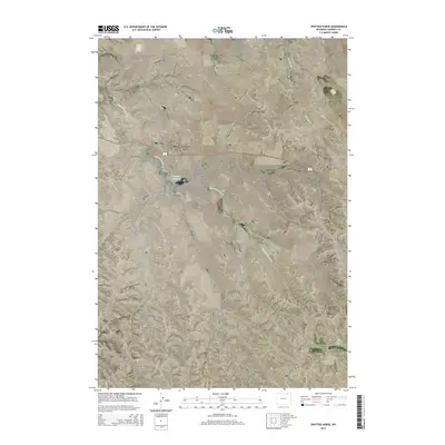 2015 Map of Spotted Horse, 2015 Print