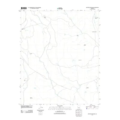 2011 Map of Spotted Mountain, 2011 Print