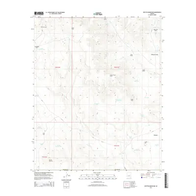 2014 Map of Spotted Mountain, 2014 Print