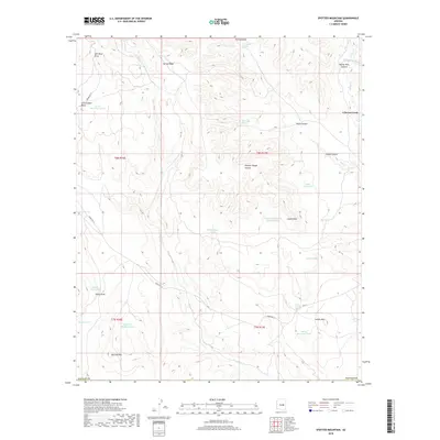 2018 Map of Spotted Mountain, 2018 Print
