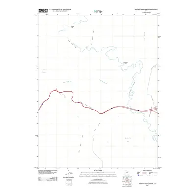 2010 Map of Spotted Wolf Canyon, 2010 Print