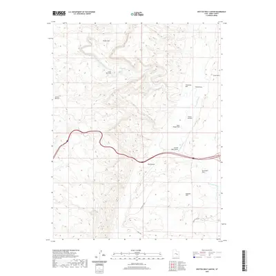 2020 Map of Spotted Wolf Canyon, 2020 Print