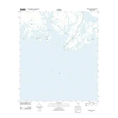 2012 Map of Sprague Island, 2012 Print