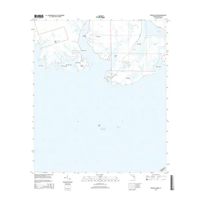 2015 Map of Sprague Island, 2015 Print