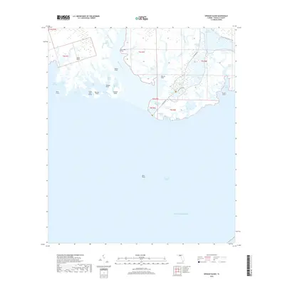 2018 Map of Sprague Island, 2018 Print