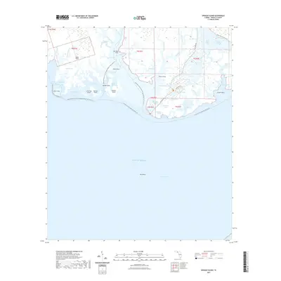 2021 Map of Sprague Island, 2021 Print