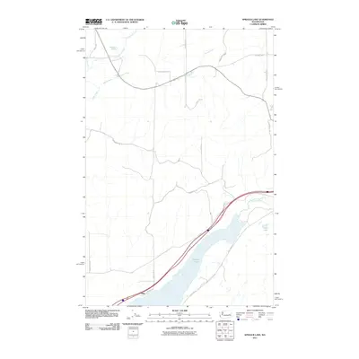 2011 Map of Sprague Lake, 2011 Print
