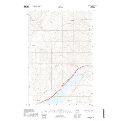 2020 Map of Sprague Lake, 2020 Print