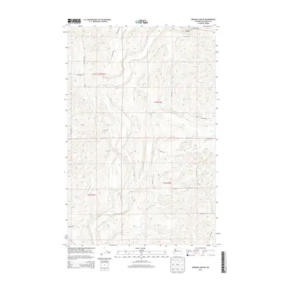 2013 Map of Sprague Lake NE, 2013 Print