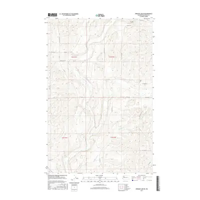 2017 Map of Sprague Lake NE, 2017 Print