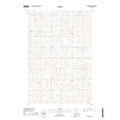 2020 Map of Sprague Lake NE, 2020 Print