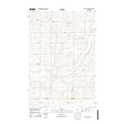 2013 Map of Sprague Lake SW, 2013 Print