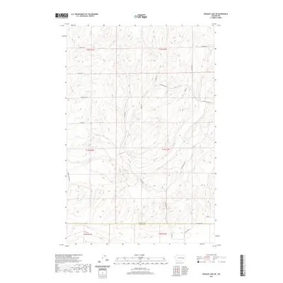 2020 Map of Sprague Lake SW, 2020 Print