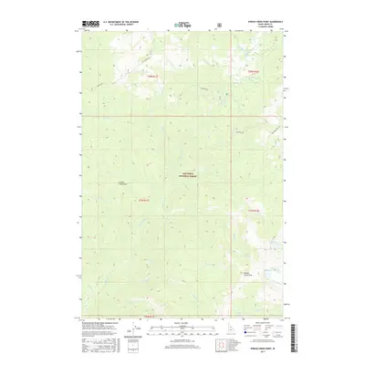 2017 Map of Spread Creek Point, 2017 Print